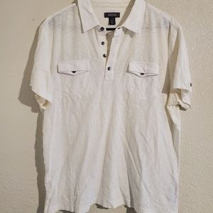FINAL PRICE: Kenneth Cole Reaction White Collared Shirt